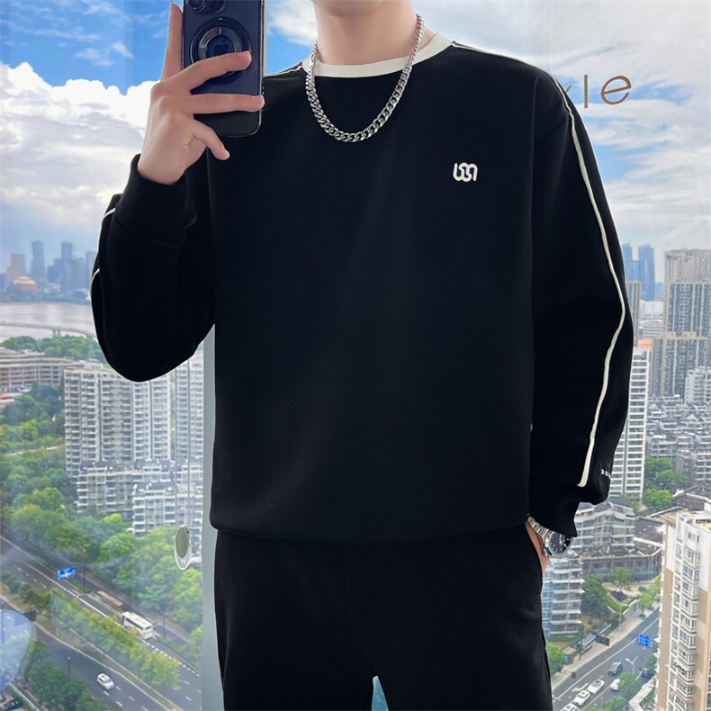 B340WY6620P5878社会小伙风高品质秋装新款卫衣男,男装卫衣,电商B340