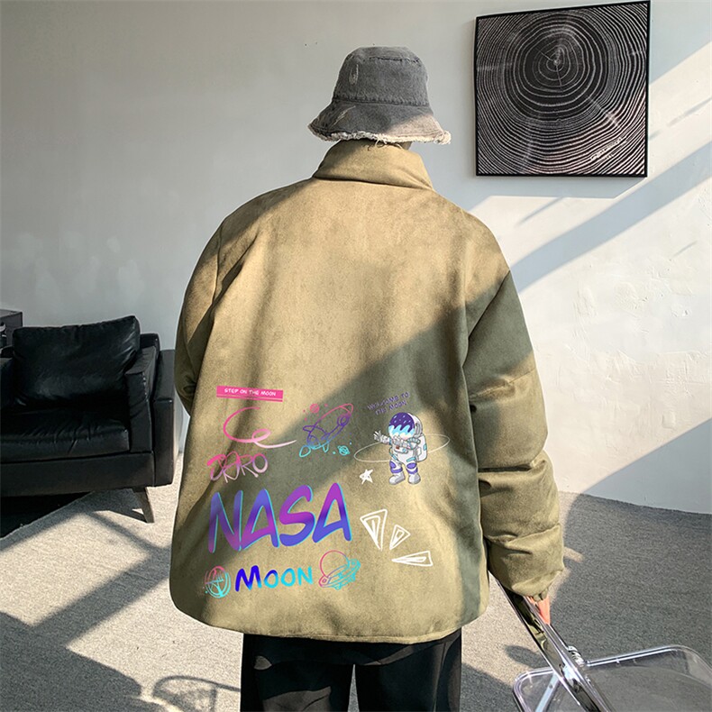 麂皮绒棉衣男大码立领棉袄子男羽绒棉服JM87186-P110,男装棉衣,电商A040