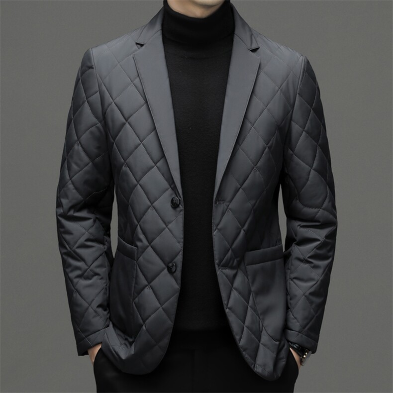 CSMF20236钱塘2020-2中年男士商务休闲简约冬季厚款西服P165,男装西服,钱塘207-2