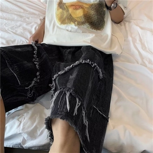 美式牛仔裤男春秋新款休闲直筒裤D6656P38图片