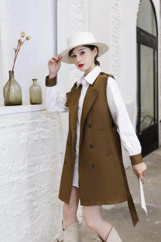 【现货】秋装新款衬衣?马甲两件套，女装马夹，萱萱家