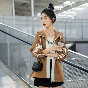 2023年春季新款女装韩版休闲风衣外套女图片