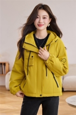 现货！现货！2025冬季新款女装加棉加厚棉衣棉服，女装棉衣/棉服，以桐