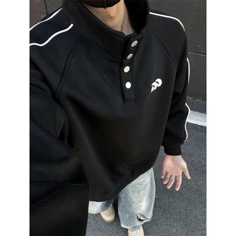 运动休闲刺绣polo领卫衣男cp109-特p65,男装卫衣,电商B371