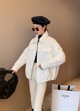 羊羔毛领衣，女装棉衣/棉服，1.2.3.4