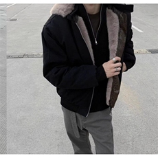 【有货】D8218-P178蛇皮座山雕棉服外套男冬季加绒美式飞行员棉衣，男装棉衣，星座603-2