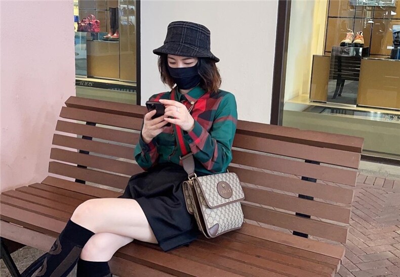 加绒格纹衬衫系列，女装衬衫，七七迷兰