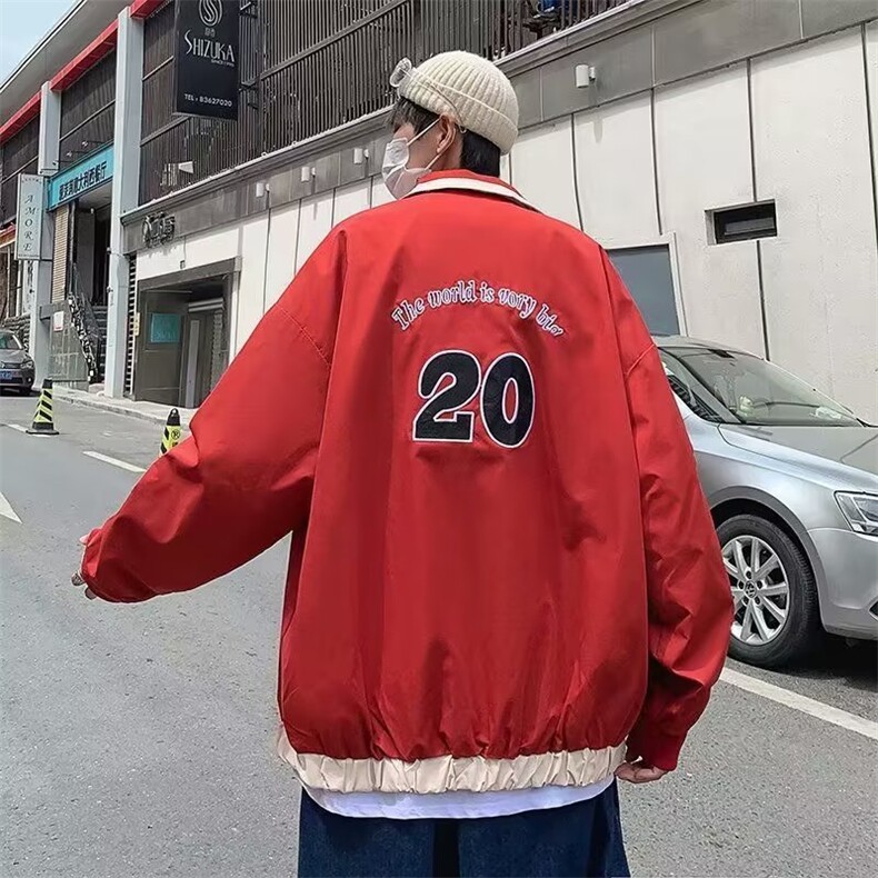 潮流夹克潮男休闲时尚外套YW017P50图片