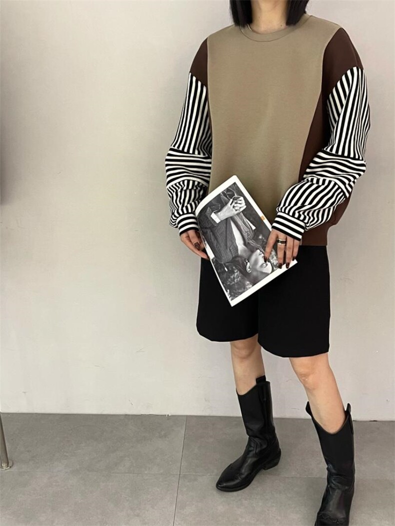 雷洛奇丽—拼接卫衣，女装卫衣/绒衫，雷洛奇丽