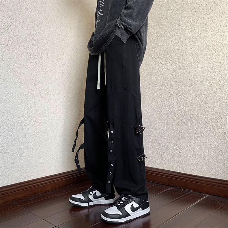 B221美式ins高街小众个性男女款迷彩工装牛仔裤LK22090-P65控88,男装牛仔裤,电商B221