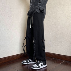 B221美式ins高街小众个性男女款迷彩工装牛仔裤LK22090-P65控88，男装牛仔裤，电商B221