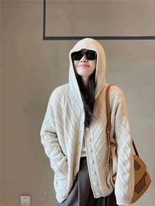 女士开衫长袖外套休闲图片