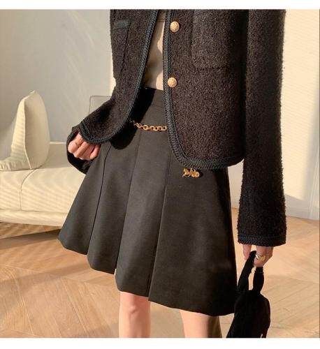 秋季新款小香风半裙，女装半身裙，妍妍衣坊