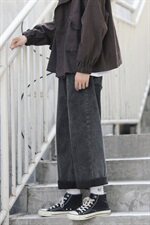 秋冬装港风牛仔裤直筒休闲裤男宽松百搭日系简约阔腿裤N，男装牛仔裤，电商D202