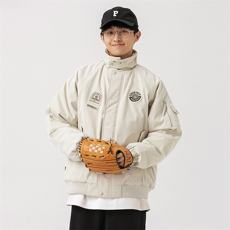 2026冬季新款男日系纯色宽松休闲连帽棉服加厚外套MY360-F156,男装棉衣,电商A101（原外27）