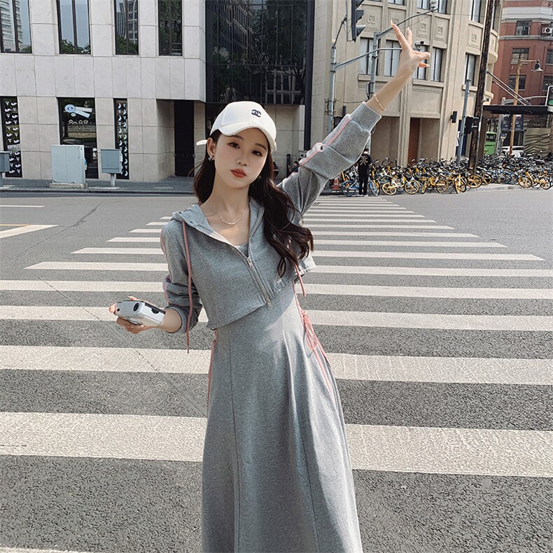 【春款现货】数据好卫衣连衣裙套装088-8805P135K198,女装套装/套裙,2C088