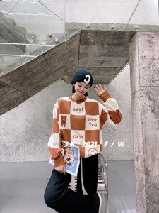 2021冬款加绒卫衣，女装卫衣/绒衫，简蔻