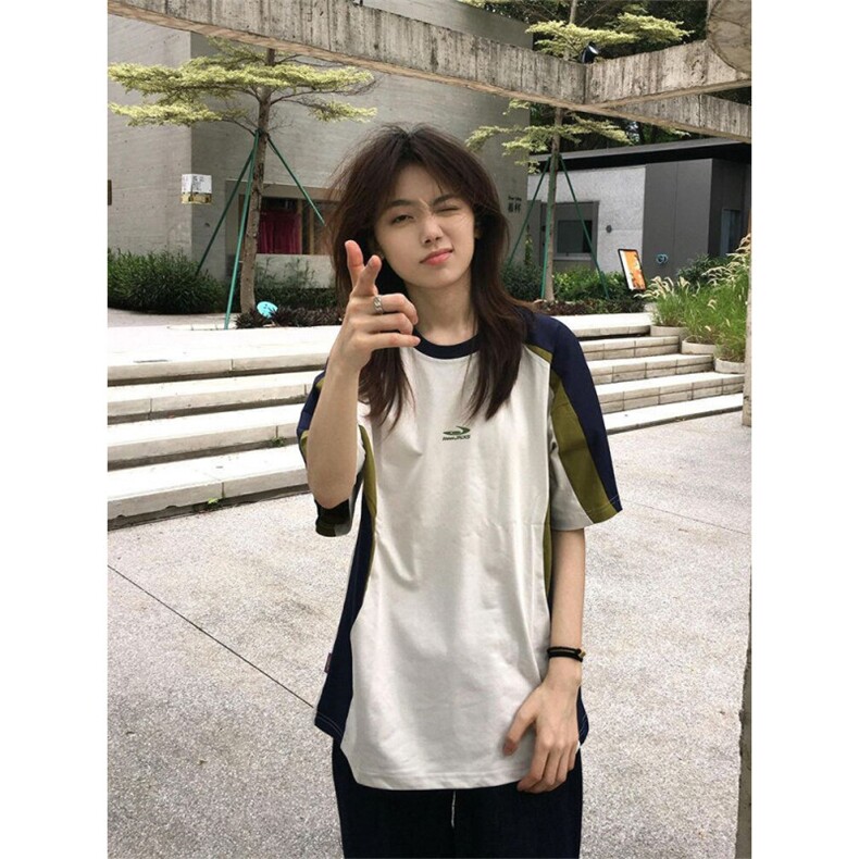 H1008-P35原版工艺纯棉宽松休闲短袖T恤男女同款,女装T恤,星座617A-2