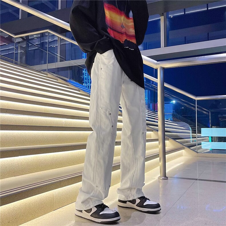 男秋季新款港风休闲牛仔裤CK22P40,男装休闲裤,星座1116-2
