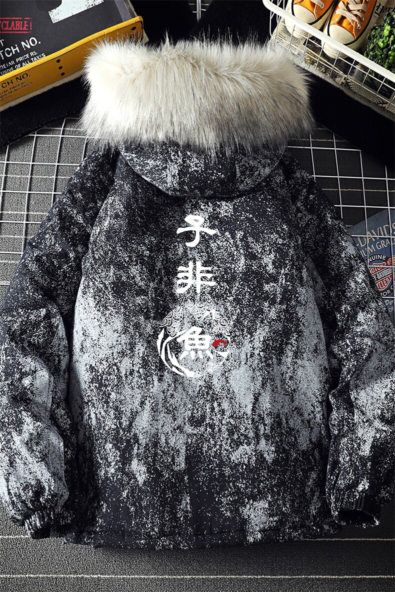 MC49070-P135日系潮衣男大码派克服男工装服外套袄,男装棉衣,电商A040A