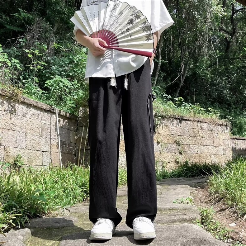 休闲裤男士韩版潮流痞子帅气百搭夏季2024新款ins长裤K5366-P39,男装休闲裤,星座412-2