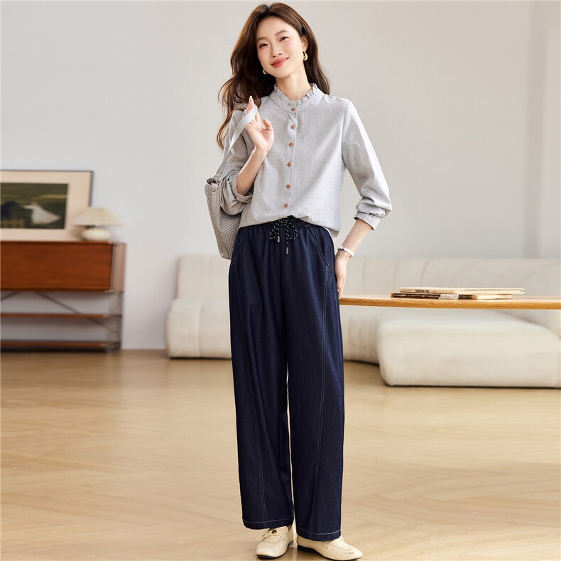 2026春秋季时尚简约大方气质优雅显瘦休闲潮流纯色两件套，女装套装/套裙，独衣靓