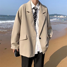 高级设计感感小众炸街西装男春季轻熟雅痞风男装西服外套F39-P52，男装西服套装，星座1008-1