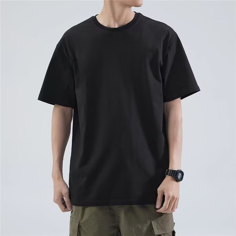 1506/QC100/P21短袖t恤男潮牌夏季宽松网红潮流ins简约印花上衣，男装T恤，星座1506