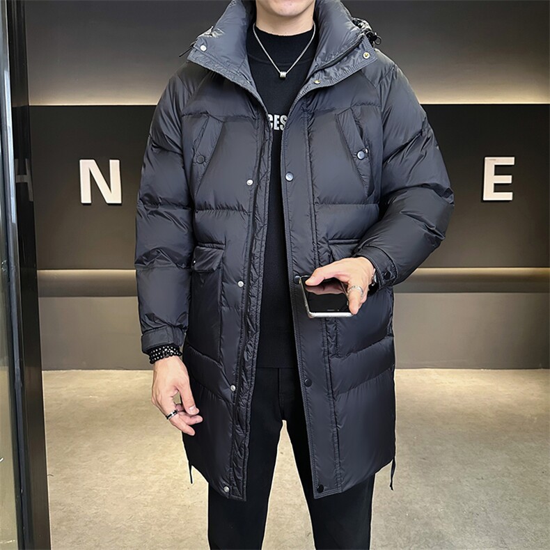 冬季新款中长款羽绒服男连帽可脱卸保暖外套B321-YR988-P215,男装羽绒服,电商B321-1
