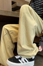 8XL-M休闲裤男日系潮牌拼接宽松阔腿裤直通工装裤K9103P68控88，男装工装外套，电商D206-1