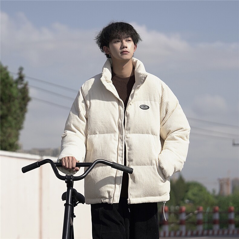 2024精品玉米粒羽绒棉服港风中性平铺男潮牌流行A170-M823-TP85,男装棉衣,电商A170