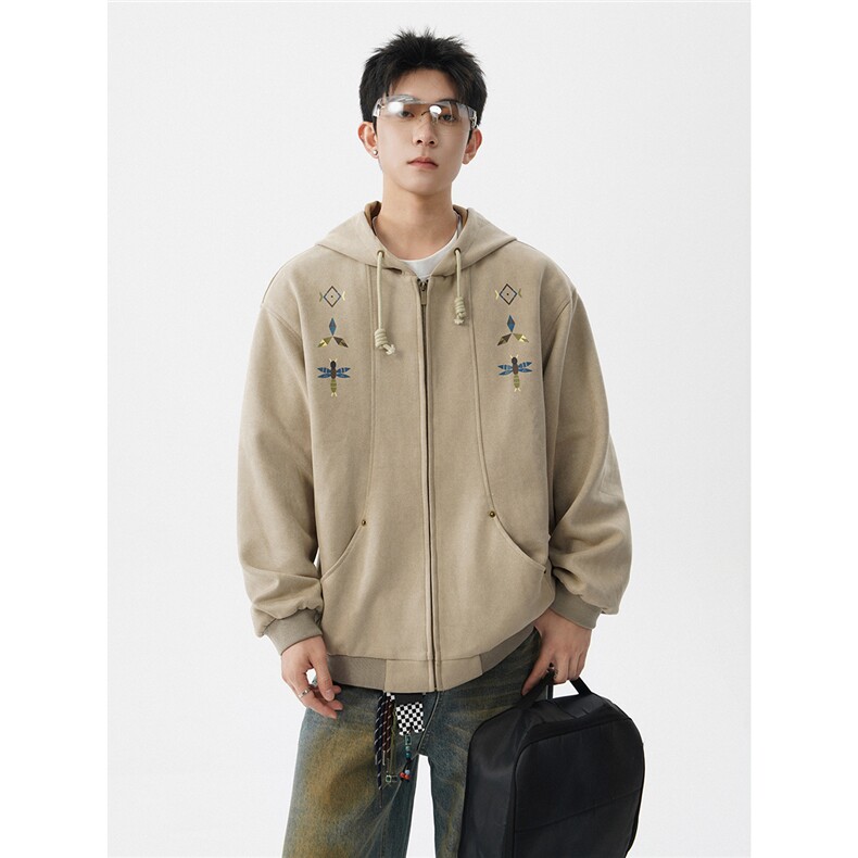 8XL-M特大码秋冬机能夹克外套冲锋衣百搭潮休闲宽松户外WY24P78,男装夹克,电商D206-1