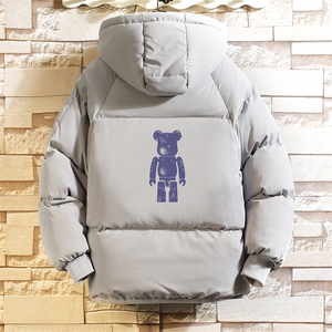 加厚加绒连帽衣男大码服男面包服男 砖墙 MY16242-P100图片