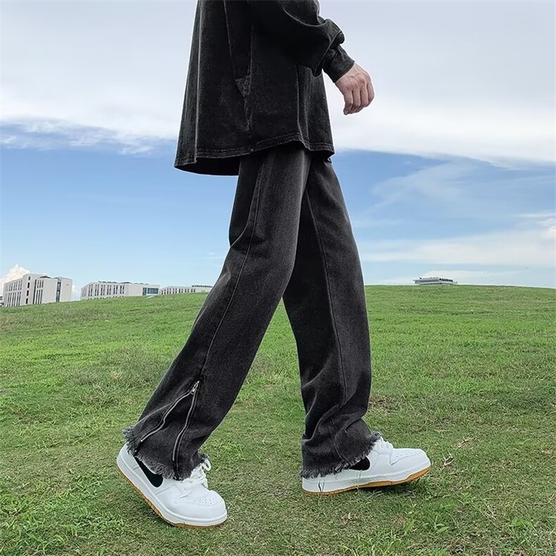 青春流行ins男直筒水洗牛仔裤T8806P43,男装牛仔裤,星座1116-2