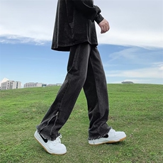 青春流行ins男直筒水洗牛仔裤T8806P43，男装牛仔裤，星座1116-2