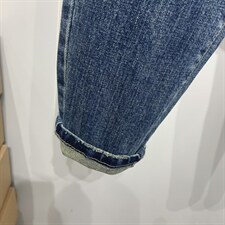 B230秋季新款深蓝色做旧牛仔裤男长期款7708P85，男装牛仔裤，电商B230