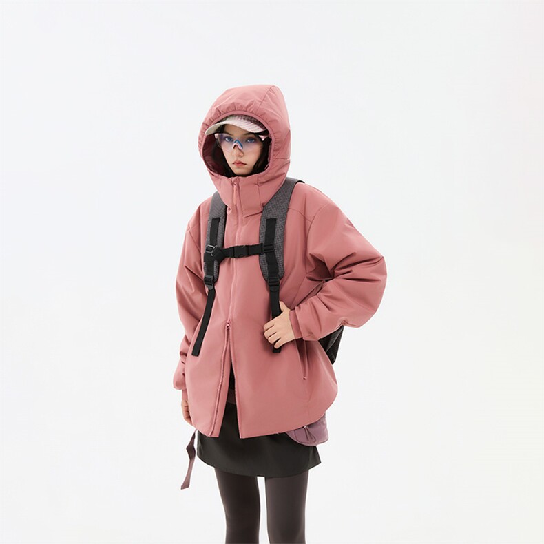 得物潮流高品质冬季连帽加绒加厚棉衣撞色棉服外套MY5568-P95,男装棉衣,星座610B-1