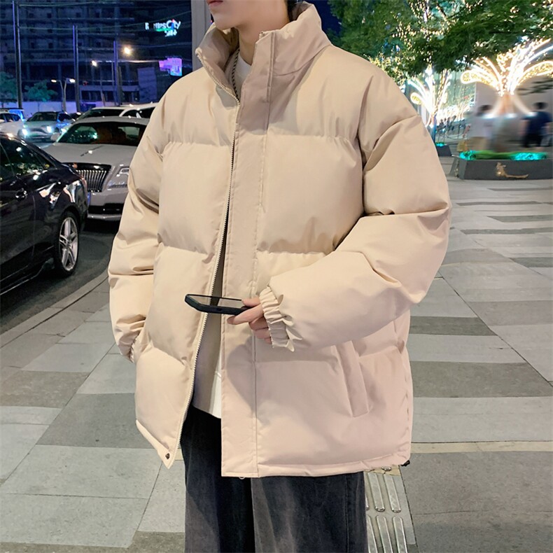 光板二开男士立领棉衣潮流休闲棉服棉袄大码外套A266-MY2501-P56,男装棉衣,电商A266