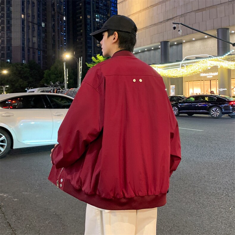 美式棒球服夹克男2024春秋款大码酷帅港风复古工装外套JK220-P75,男装夹克,星座308B-2