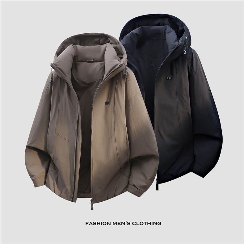 M-4XLB3539938P220灰连帽2025冬羽绒服145-181g有，男装羽绒服，电商B353