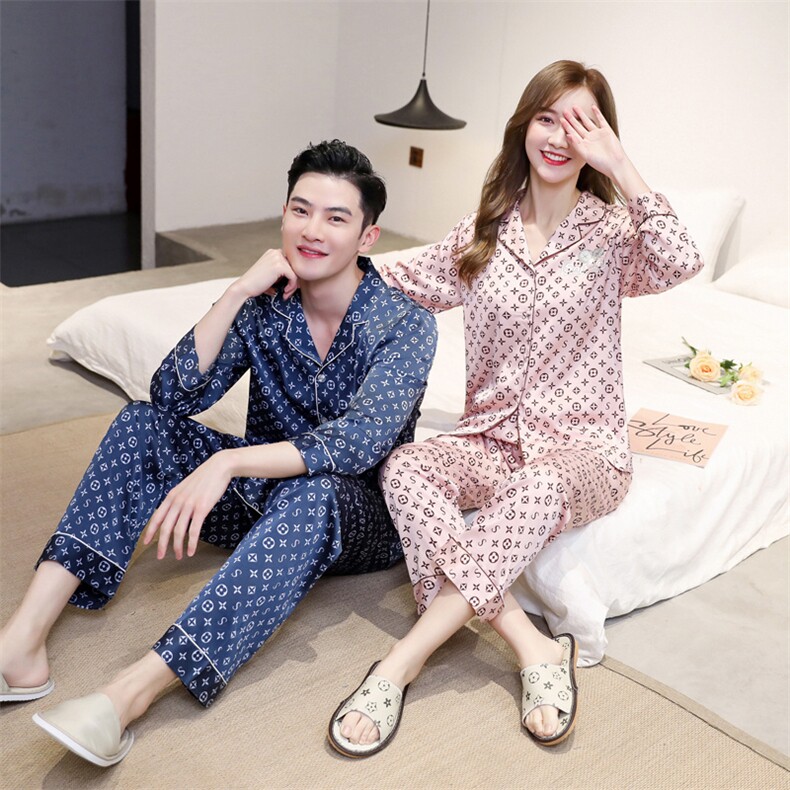 2021夏装家居服情侣装简约气质时尚百搭印花,女装套装/套裙,媚琳依坊