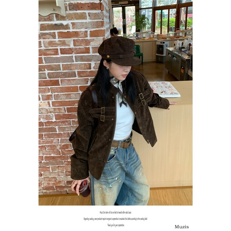 9233-P93原宿夹克慵懒潮流文艺气质百搭流行ins时尚简约日系,男装夹克,电商B323A