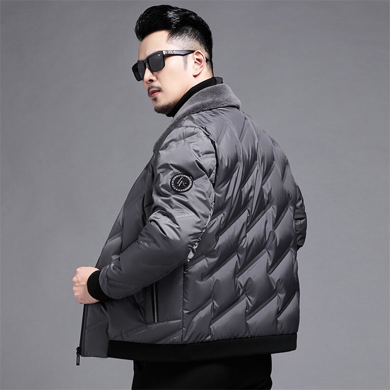 B221661钱塘2020-3新款冬季90绒精品羽绒服毛领可脱卸P230,男装羽绒服,钱塘207-3