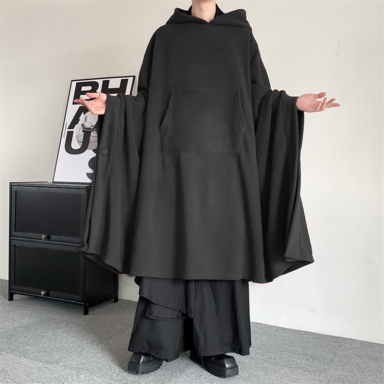 2024秋冬打坐披风禅修斗篷式僧人僧服居士披肩毯禅意古风睡袍,居家内衣睡衣套装,星座909