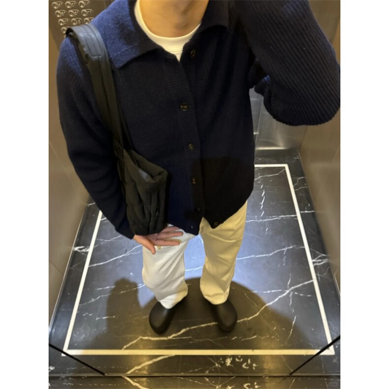 【有货】MY0339ZZ-特73秋冬季加厚针织开衫外套男士慵懒翻领毛衣,男装针织衫/毛衣,星座1007（原301D）