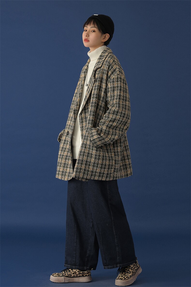 20年秋冬小香风加厚学院风品质西装外套DS-B293-Y779-P110控148,男装西服,电商A306