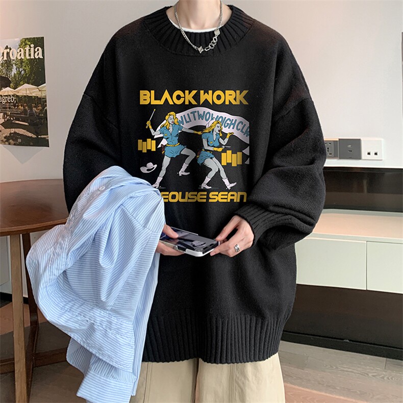 半高领毛衣男士大码针织衫男毛线衣男M18304-P45加绒款-P65,男装针织衫/毛衣,电商A040