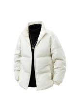 得物二开跑量棉衣休闲加厚棉服男女同款情侣纯色面包服218-35，男装棉衣，星座1402-1