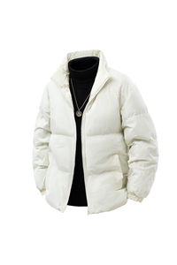 得物二开跑量棉衣休闲加厚棉服男女同款情侣纯色面包服218-35图片