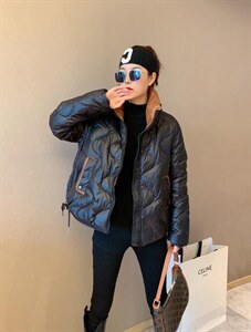 【现货】 2021年秋冬季显瘦宽松加厚保暖白鸭绒羽绒服图片